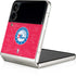 NBA Philadelphia 76ers Distressed Galaxy Z Flip4 5G Skin